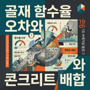 ai thumbnail poster 골재 함수율 오차와 콘크리트 배합 1787657914