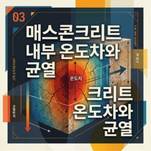 ai thumbnail poster 매스콘크리트 내부 온도차와 균열 1787657417