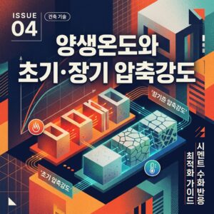 ai thumbnail poster 양생온도와 초기·장기 압축강도 1787657474