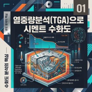 ai thumbnail poster 열중량분석TGA으로 시멘트 수화도 1788155465