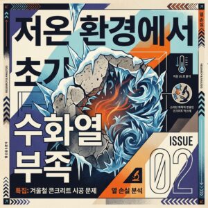 ai thumbnail poster 저온 환경에서 초기 수화열 부족 1786697711