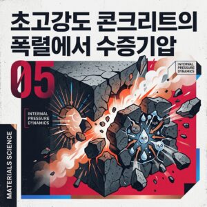 ai thumbnail poster 초고강도 콘크리트의 폭렬에서 수증기압 1787467005