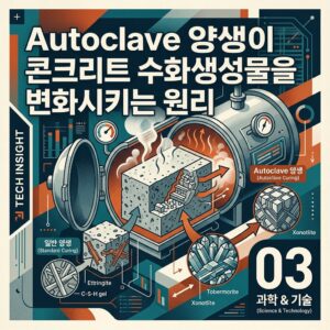 ai thumbnail poster Autoclave 양생이 콘크리트 수화생성물을 변화시키는 원리 1789020763