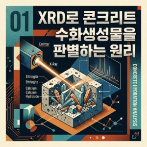 ai thumbnail poster XRD로 콘크리트 수화생성물을 판별하는 원리 1788328534