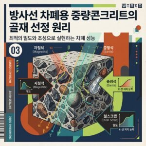 ai thumbnail poster 방사선 차폐용 중량콘크리트의 골재 선정 원리 1788328572